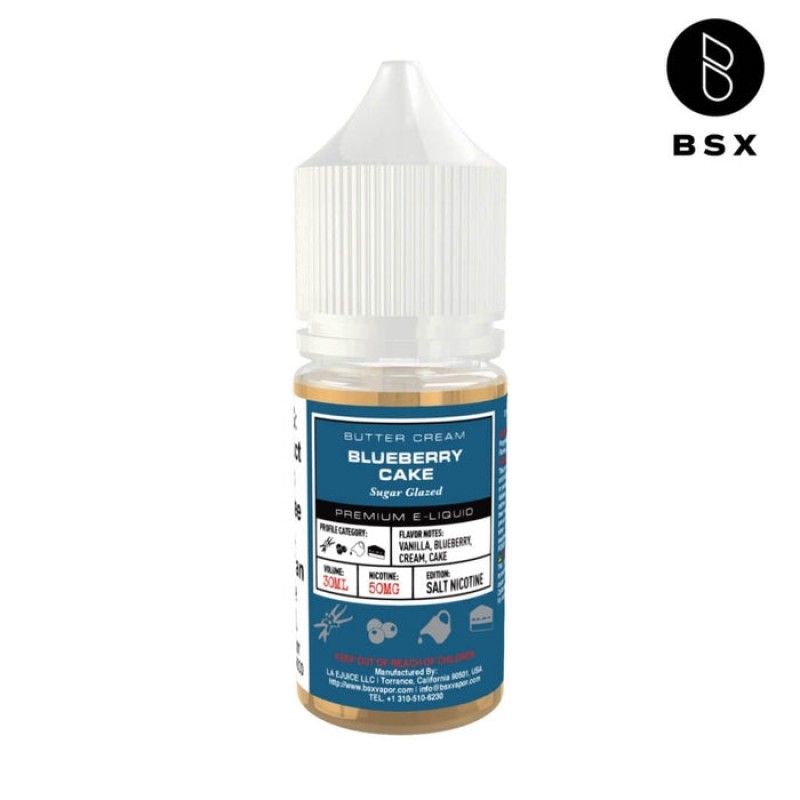 Glas BSX Salt Blueberry Cake eJuice