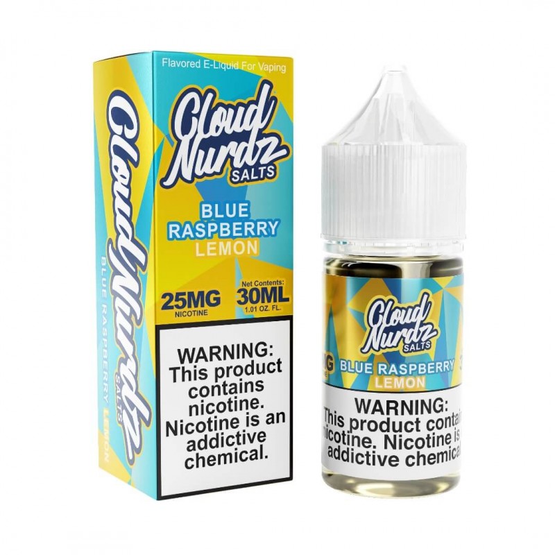 Cloud Nurdz Salts Blue Raspberry Lemon eJuice