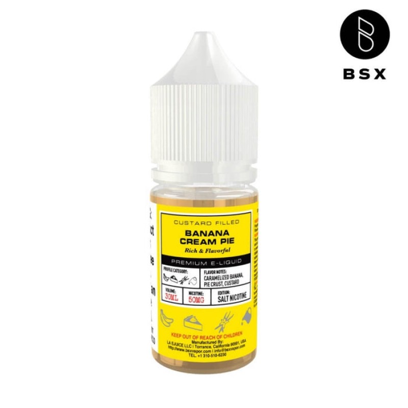 Glas BSX Salt Banana Cream Pie eJuice