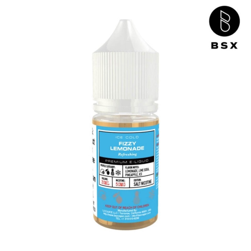 Glas BSX Salt Fizzy Lemonade eJuice