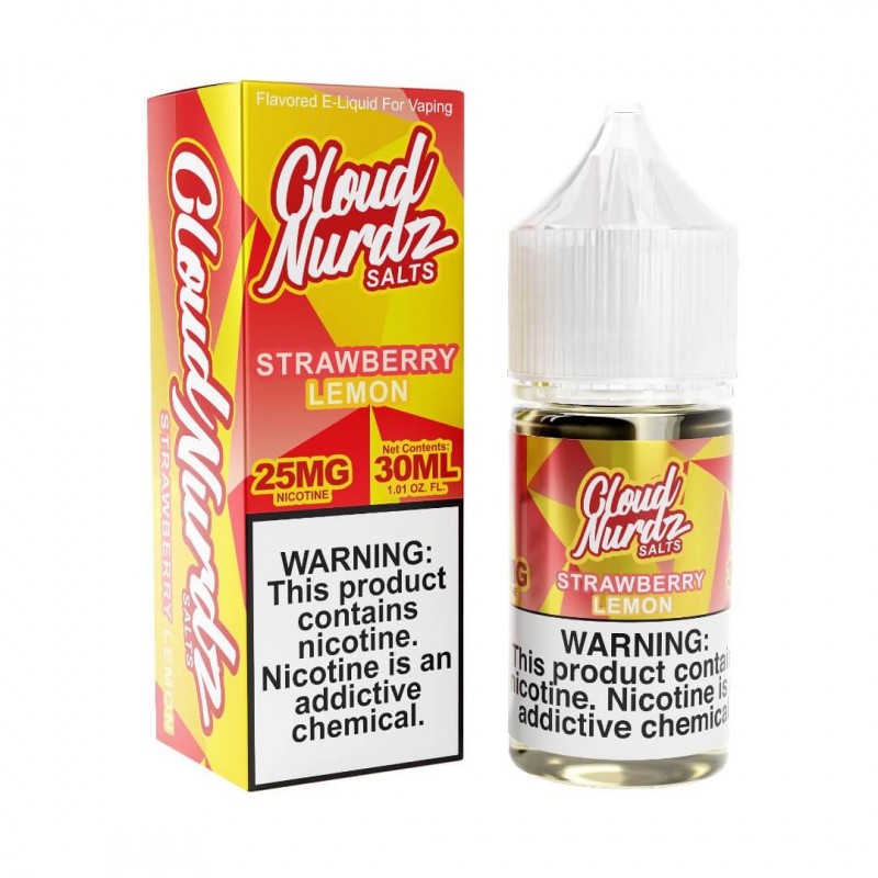 Cloud Nurdz Salts Strawberry Lemon eJuice