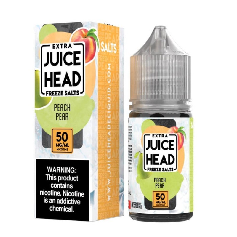 Juice Head Freeze Salt Peach Pear eJuice